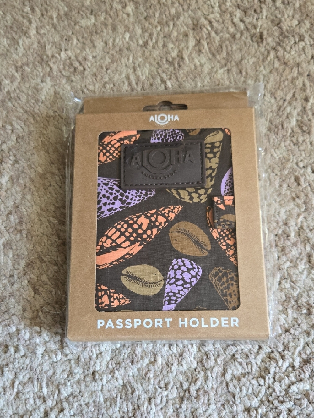 Aloha Collection Shell Passport Holder